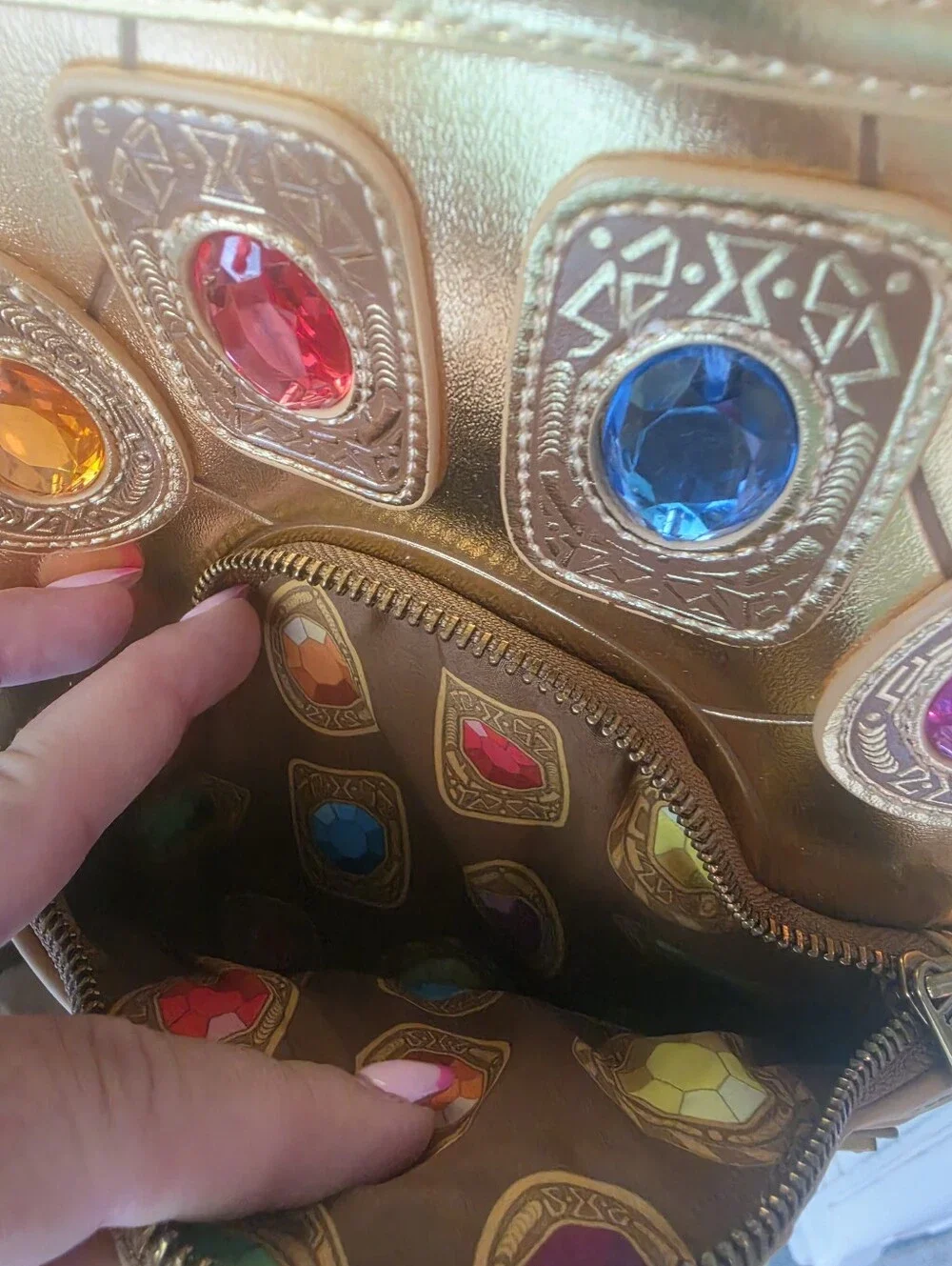 Disney Loungefly Infiniti Stone Gauntlet Backpack